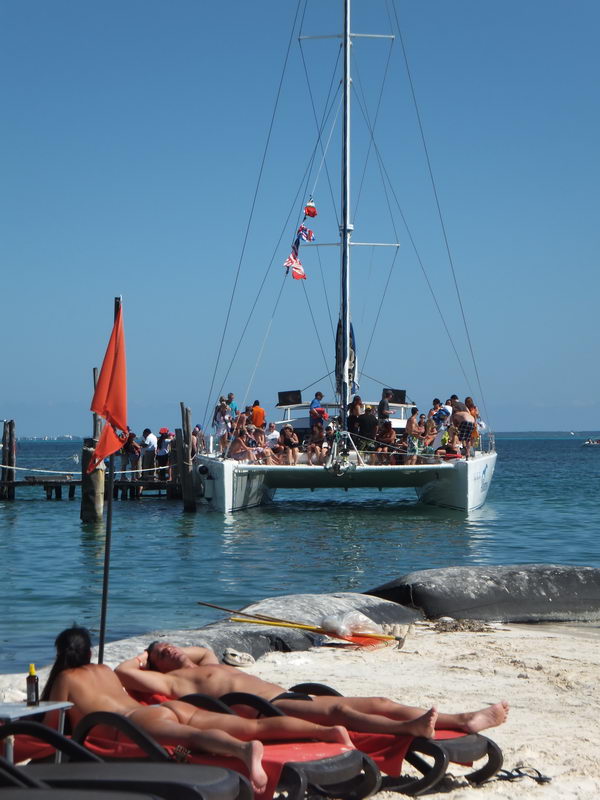 Catamaran naked tour {CAPTION}