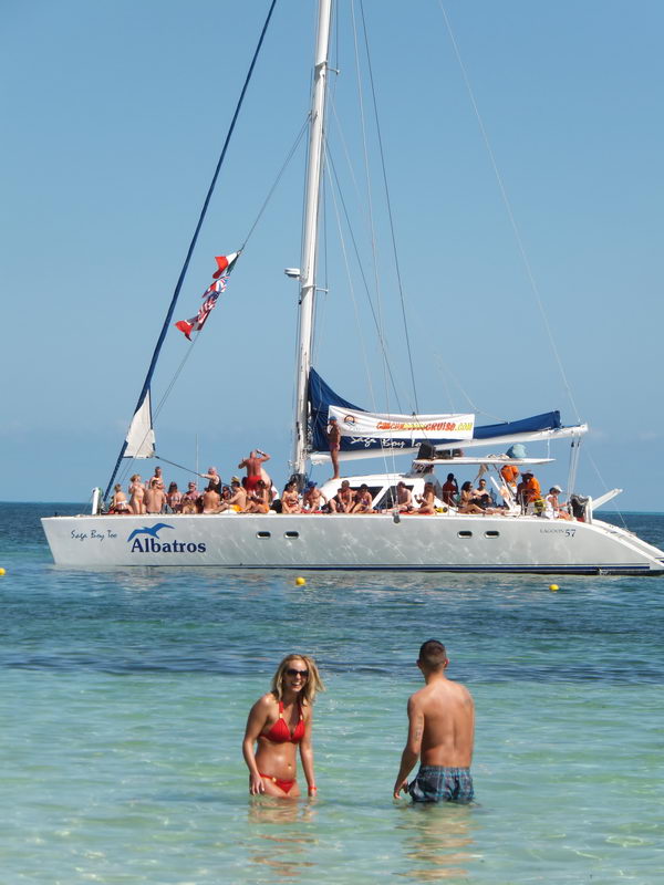 Catamaran naked tour {CAPTION}