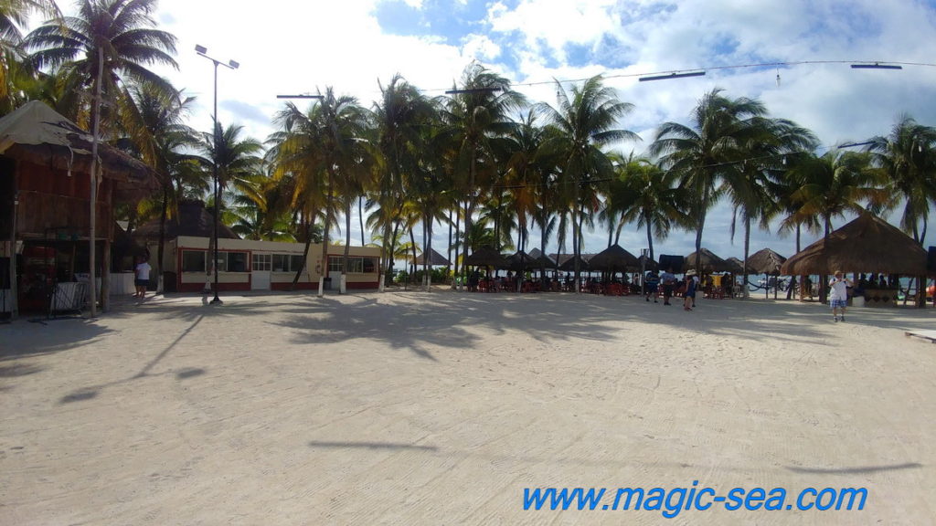 sand at Beach Club Isla Mujeres