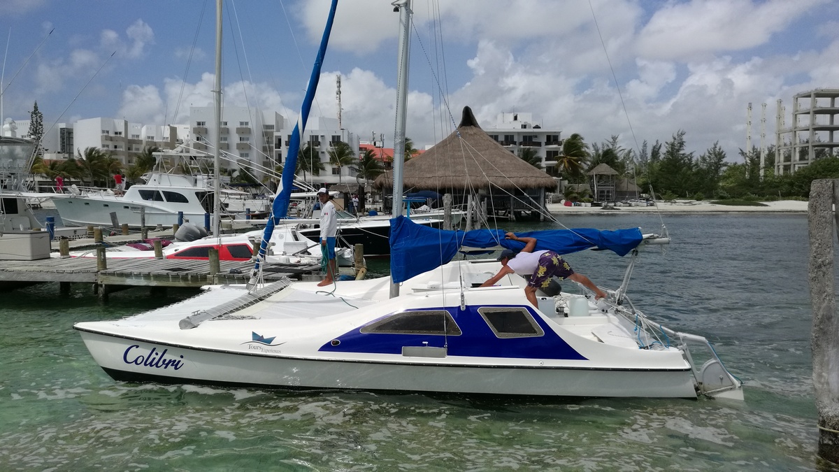 small catamaran