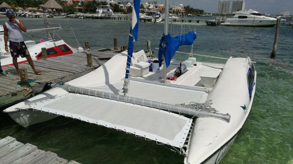 small catamaran