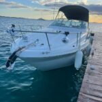 Sport boat 40 ft for tour at Isla Mujeres with snorkel